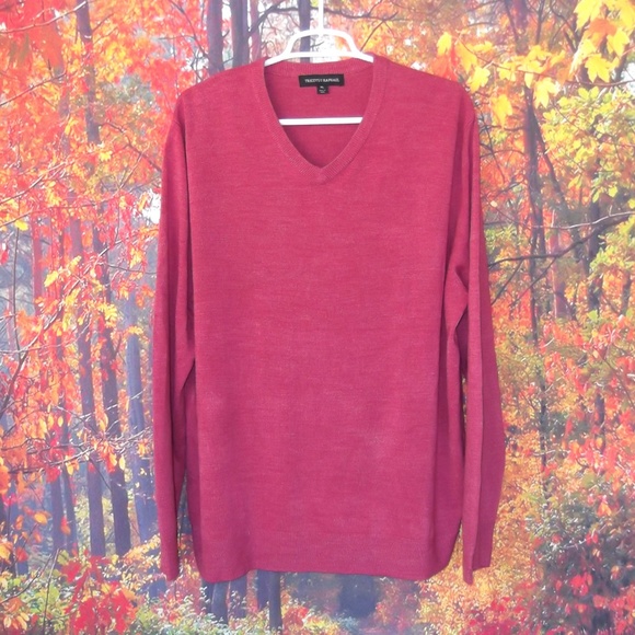 Tricots St. Raphael V Neck Sweater XL - Picture 2 of 5